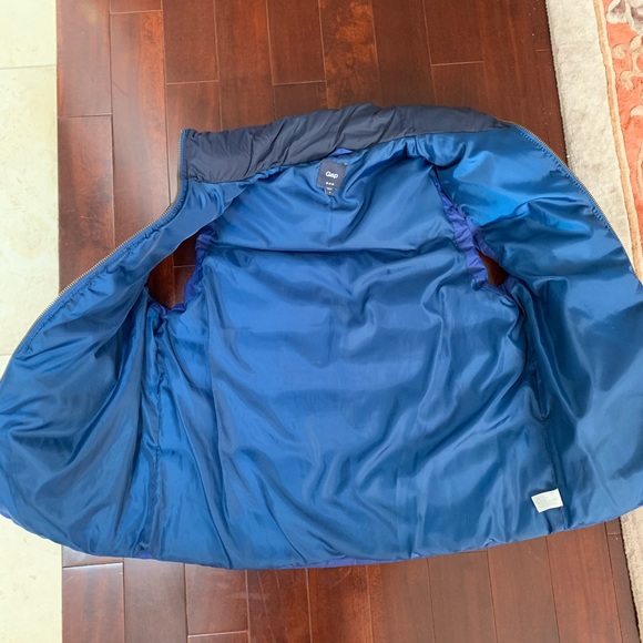 Gap Puffer Sleeveless Vest Two Toned 90s/Y2K bubble vest - Picture 7 of 8